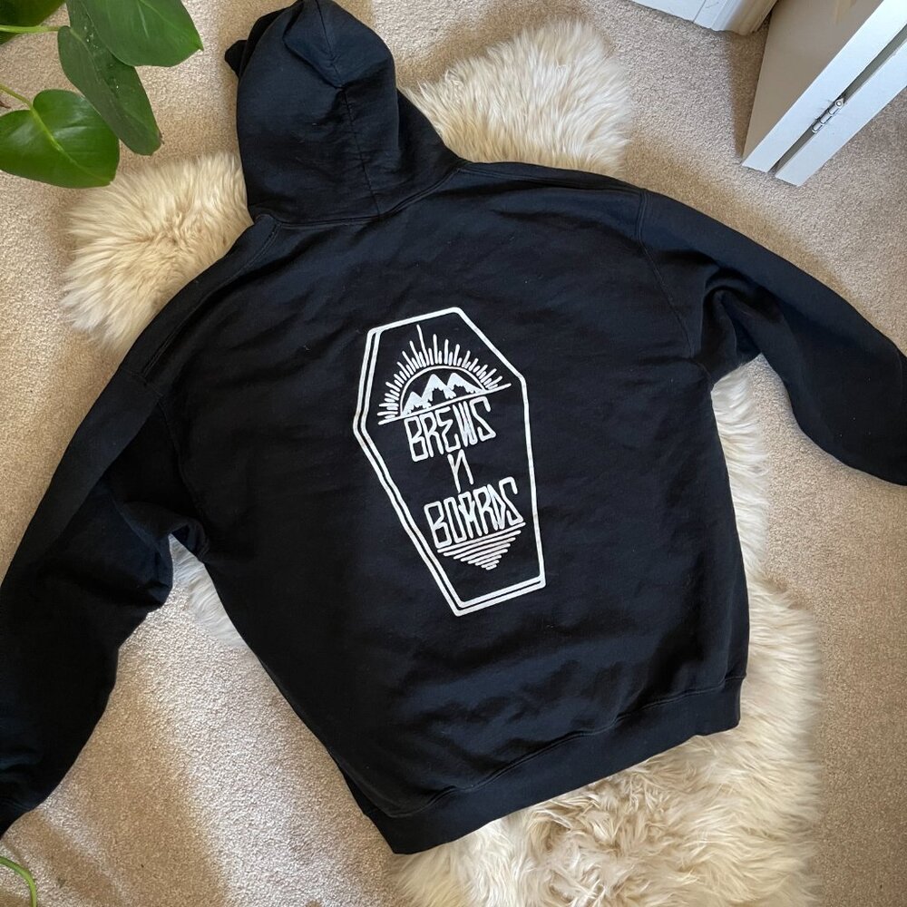 Men's Brews and Boards Hoodie Extra Large